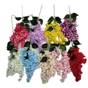 Fleurs artificielles en soie mélangée, 108 cm, décoration de mariage réaliste - Product Image 5