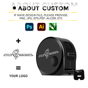 Mètre Ruban Publicitaire Personnalisé <span class=keywords><strong>3m</strong></span> 5m 10m Portable Épaissi en Acier Noir et Doré avec Logo Personnalisé - Product Image 3