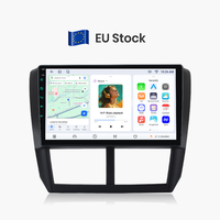 Radio Mobil Junsun 9" Wireless Carplay Android Auto untuk Subaru Forester 3 SH Impreza 2007-2013, GPS Navigasi, Multimedia Player