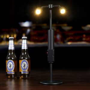 Spot Led Rechargeable Table Lamp Cylindrical Metal Double Headed Bar <b>Light</b> For Bars Nightclubs Cafes Decorative Night <b>Light</b> - Product Image 2