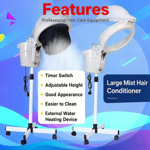 Appareil de soin capillaire à vapeur sur pied pour salon et usage domestique – Coloration professionnelle des cheveux, traitement à l'huile et soin profond - Product Image 1
