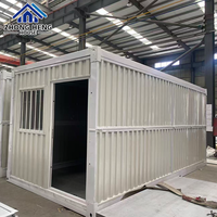 Casa Contenedor Plegable Moderna y Transpirable de 20 pies con Certificación CE ISO9001, Panel Sándwich de Acero Corrugado, Instalación Rápida, Modular y Móvil