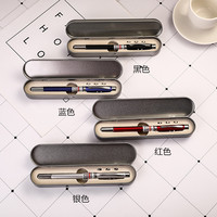 Stylo pointeur métallique multifonctionnel 4 en 1, Logo personnalisé, pointeur Laser rétractable, Led, outil d'enseignement avec emballage en boîte en fer