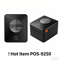 Imprimante d'étiquettes thermique de bureau POS9250 à utilisation simple, 104 mm, ZJ9250, commande d'impression ESC, imprimantes thermiques en stock, 203 dpi
