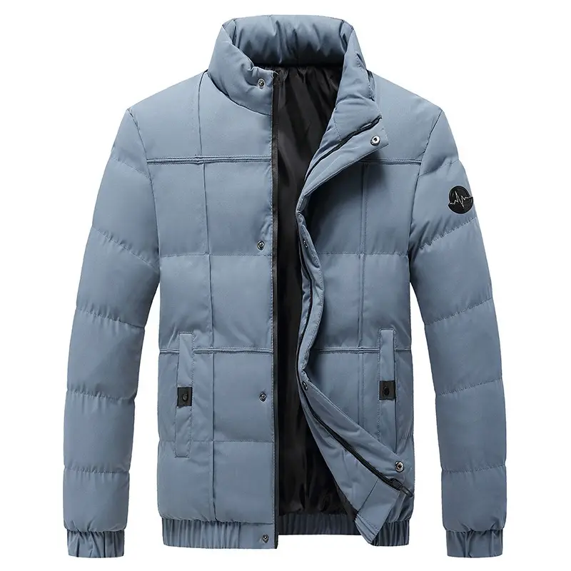 Men Cotton Padded Clothes 2021 Fashion Men Cotton Padded Clothes Zipper Hooded Autumn And Winter Leisure Trend Coat