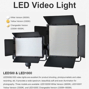 ไฟวิดีโอ Godox LED500LR ระดับมืออาชีพ 30W 3300K-5600K ไฟถ่ายภาพแบบสองสี สำหรับการถ่ายภาพในสตูดิโอ - Product Image 6