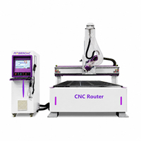 Jinan Mosencnc 1530-ATC Router CNC 3 Axis Dengan Linear Guide |   Mesin Pengolah Kayu Otomatis Pengganti Alat untuk Panel