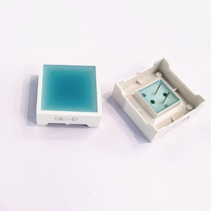 Tubo LED plano de 27 * 27 mm, cuadrado, verde, azul, blanco, tubo digital de 2 pines - Product Image 2