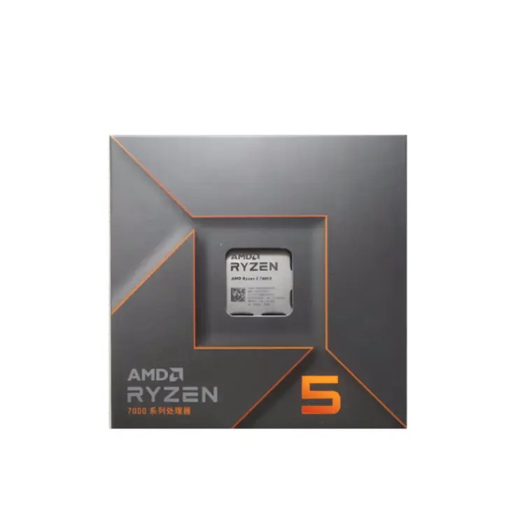 Amd R5 7600x Doos 4.7Ghz 6 Core 12Threads 5nm L3 32Mb Processeor Socket Am5 Moederbord X670 \ B650