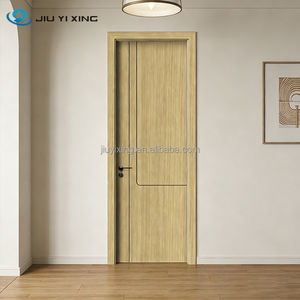 Porte creuse en WPC préinstallée Jiuyixing avec cadre fini, montage facile, style ouverture gauche/droite - Product Image 2