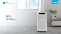 Climatiseur portable 9000 BTU, climatisation mobile, directement de l'usine, avec ventilateur refroidisseur, climatiseur pour la maison, climatiseur portable