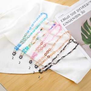 Chaîne de verrouillage en plastique trois en un de 70 cm pour étui à lunettes - Product Image 3