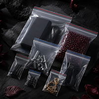 Sacs en plastique transparents PE anti-humidité refermables avec fermeture Ziplock, impression par gravure, valve pour échantillons alimentaires, aliments pour animaux, lait