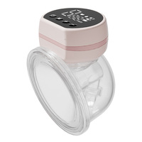 걱정 없는 애프터서비스 전기 실리콘 핸즈온 웨어러블 모유 채취기 240ml 용량 BPA 프리 소형 아기 젖병 디자인
