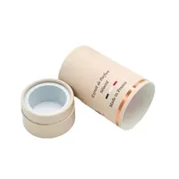Tube d'emballage cosmétique personnalisé de luxe et écologique pour huiles essentielles, sprays, parfums, crèmes pour le visage - Papier kraft/Carton