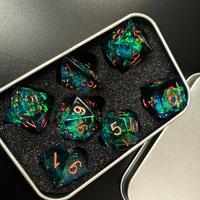 Simulator D & D Liar Di Luar Witchlight Tomb Of Annihilation Sampel Tajam Polihedral Inti Cair Dnd Dice Novelty