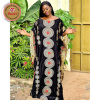 Robes de Soirée Traditionnelles Africaines du Kenya pour Femmes avec Broderie Bazin Riche, Dernière Collection de Vêtements de Mode Féminins