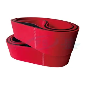 rubber coating power endless flat belt paper feeder machine belt