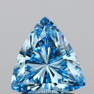 1 Carat VVS Excellent Diamant synthétique bleu HPHT certifié IGI pour la fabrication de bijoux-Collier pendentif de laboratoire CVD - Product Image 1