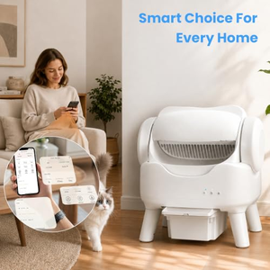 Meilleure Litière Automatique pour Chat avec Caméra HD IA 1080P, Reconnaissance des Chats, Style Ouvert, Sans Odeur, Personnalisable - Product Image 5