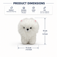 Jouets en peluche pour chiens lestés, super doux, brodés, unisexe, 100 % polyester, anti-stress, pour fête d'anniversaire