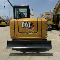 Excavatrice sur chenilles d'occasion CAT305.5 de 5,3 tonnes pour la préparation de sites, machine de terrassement hydraulique, fournisseur CAT304E CAT305.5E CAT305.5E2