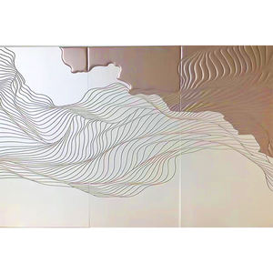 Panel dinding kulit bordir ukiran 3D, mewah Modern tahan lama tahan api tahan lembap klasik untuk dekorasi kamar tidur - Product Image 1