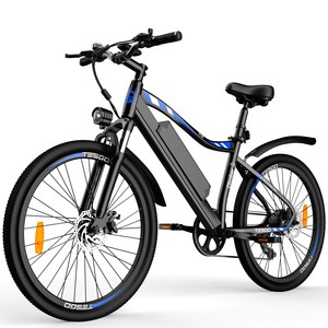 Moto électrique tout-terrain économique, longue portée, charge rapide, légère, batterie lithium 350W 48V 12Ah, cadre en alliage d'aluminium 7 vitesses - Product Image 1