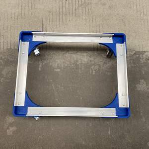 Chariot de déménagement portable en plastique personnalisé à 4 roues pour caisse de déménagement en plastique aluminium pour boîte de roulement logistique - Product Image 5