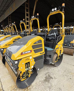 XCMG Offizielle XD120 Vibrations-Tandem walze 2,9 Tonnen Chinesische brandneue Doppeltrommel-Straßen walzen verdichter Preis zum Verkauf - Product Image 2