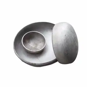 定制价格钣金制造镀锌钢圆顶端盖，用于管道钣金制造产品供应商