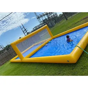상업적인 완벽한 팽창식 배구장 수영장 0.9mm PVC 스포츠 물 게임을 위한 팽창식 물 배구장