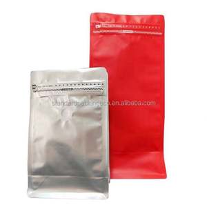 Fondo cuadrado impresión <span class=keywords><strong>mate</strong></span> personalizada 250g 500g 1kg bolsas <span class=keywords><strong>de</strong></span> café cremallera papel <span class=keywords><strong>de</strong></span> aluminio bolsas <span class=keywords><strong>de</strong></span> fondo plano con cremallera - Product Image 5