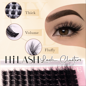 2026 <span class=keywords><strong>Hilash</strong></span> 200d kit de cils en grappe 25 mm, colle pour cils en grappe, tenue 2 semaines, style anime, grand format - Product Image 6