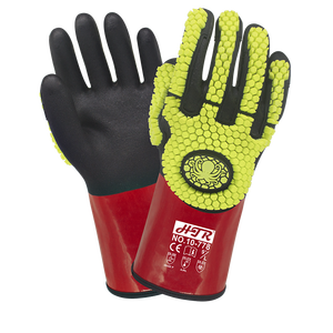 Gants de protection personnels HTR de haute qualité en PVC anti-impact, résistants aux produits chimiques, résistants à l'huile, imperméables, respirants, 30 cm - Product Image 2