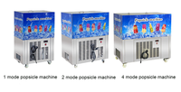 Jus de fruits fraîchement pressé Machine à crème glacée aux fruits bricolage à faible coût avec différentes saveurs