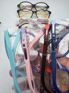 Trung Quốc Nhà Máy Các Loại thương hiệu ban đầu trẻ em cảnh tượng khung mềm Silicone kính quang học khung cho trẻ em - Product Image 4