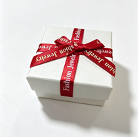 Boîte cadeau pour bijoux et bougies avec bagues et bracelets, en carton recyclable, avec option de cadre photo et portefeuille, estampillée