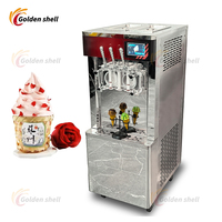 Crème glacée molle commerciale de 3 saveurs faisant la machine fabricant professionnel de LED d'affichage numérique Machine à crème glacée molle de service