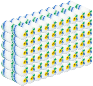 Rouleaux miniatures CIC de qualité industrielle de 4 pouces à 12 picots, à dégagement rapide, garantie de 3 ans, personnalisables OEM, modèle de <span class=keywords><strong>peinture</strong></span> à 4 rouleaux, lot de 60 pièces - Product Image 4