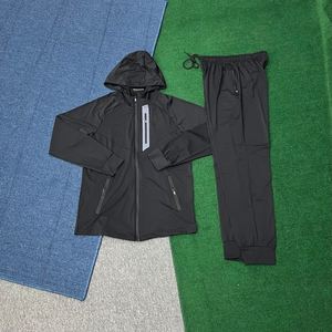 Conjunto Deportivo para Hombre, Chaqueta Cortavientos Ligera con Capucha y Pantalones con Cordón, Secado Rápido, Transpirable, para Gimnasio y Entrenamiento - Product Image 3