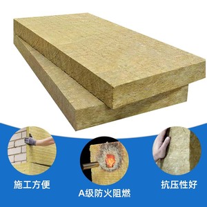 Panel de Aislamiento de Lana de Roca Clase A, Material de Construcción Resistente al Fuego y al Calor para Paredes, Techos y Uso Industrial - Product Image 2