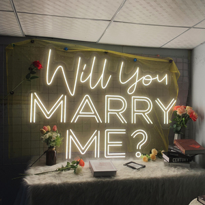 Letrero LED de Neón Personalizado '¿Te Casas Conmigo?' Más Vendido, Material ABS para Decoración de Autos, Edificios, Bares y Hospitales - Venta al Por Mayor - Product Image 2