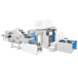 15KW Full automatic paper bag machinery whole sale shopping handle bag making machine