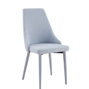 Contemporary Metal Dining <b>Chairs</b> Upholstered Mid Century Modern Armless Faux <b>Leather</b> Accent <b>Chairs</b> <b>for</b> Dining <b>Room</b> and Kitchen - Product Image 1