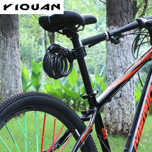Candado de <span class=keywords><strong>cable</strong></span> con contraseña, candado de combinación de 5 dígitos para bicicleta de montaña, seguridad de acero, antirrobo, plegable, ciclismo de gran calidad - Product Image 6