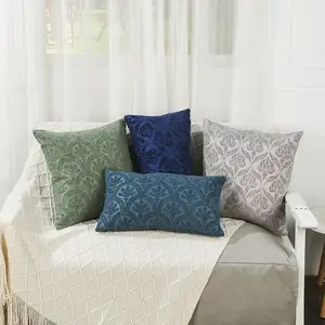 Amity Sang Trọng Cổ Điển Trang Trí Nội Thất Polyester Ném Gối Bìa Chenille Đệm Bao Gồm Cho Sofa