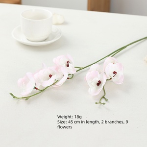 Orquídea Artificial Phalaenopsis <span class=keywords><strong>de</strong></span> 9 Cabezas LUYI para Decoración <span class=keywords><strong>de</strong></span> Bodas, Flores Decorativas y <span class=keywords><strong>de</strong></span> Guía - Product Image 5