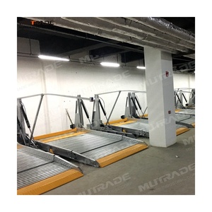 Double Level Double Deck Car <strong>Parking</strong> Low Ceiling 2 Post Car Stacker <strong>Parking</strong> Lift - Product Image 2
