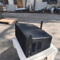 Penjualan laris harga pabrik profesional kayu pasif Speaker kabinet HDL210 dobel 10 inci 2 arah Line Array Speaker penutup